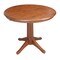 International Concepts Round 36 in Rd Top Pedestal Table, 12 in Leaf, 28.9 inH, Dining Height, Espresso, 36 in W, 48 in L K581-36RXT-27B - alternate 1